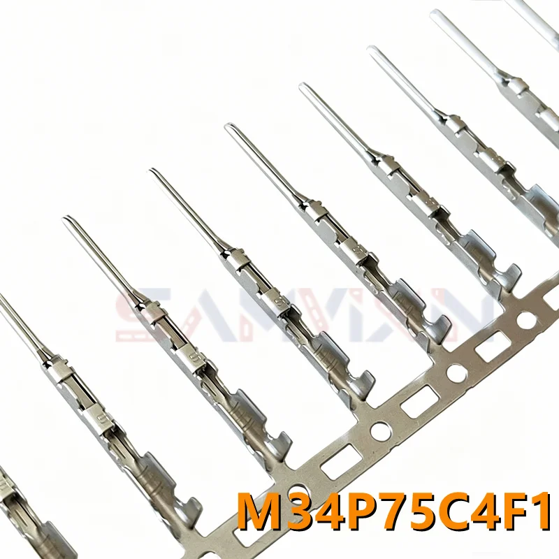 M34P75C4F1 (1pieces) MX34 Male Crimp Pin Contact 30-32AWG for Automotive ECU