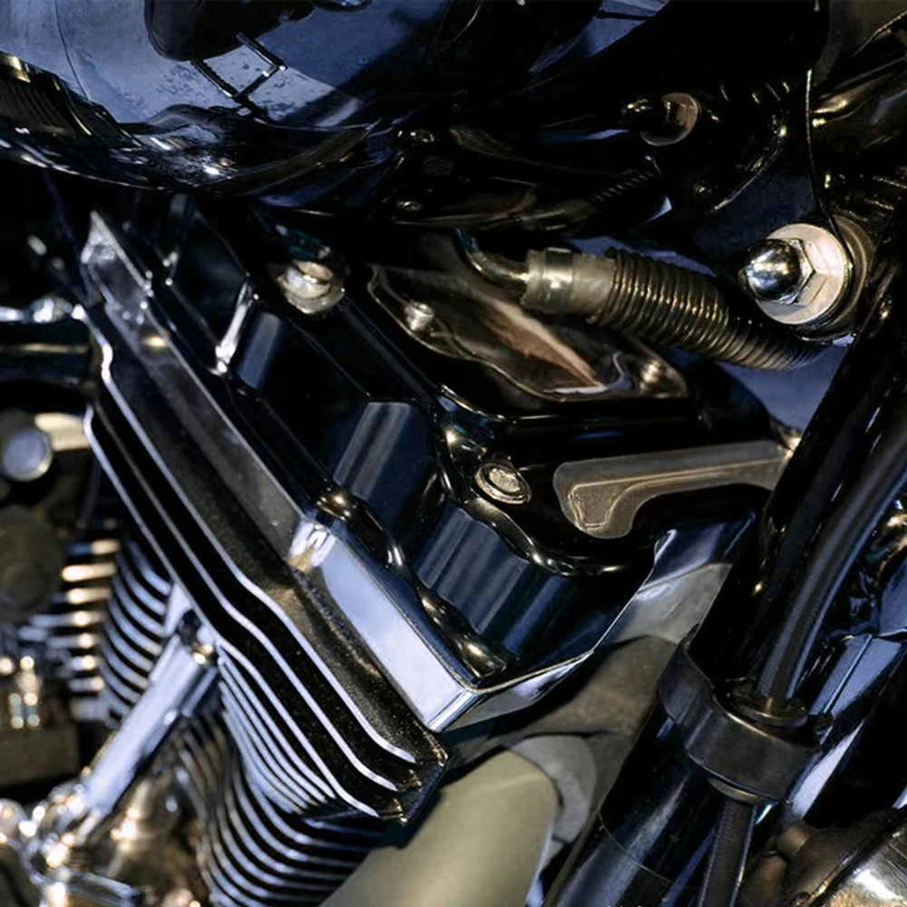Rocker Box Covers See-Through Engine Top Cover for Twin Cam Softail Dyna Touring Road King Street Glide 1999-2017 view 2