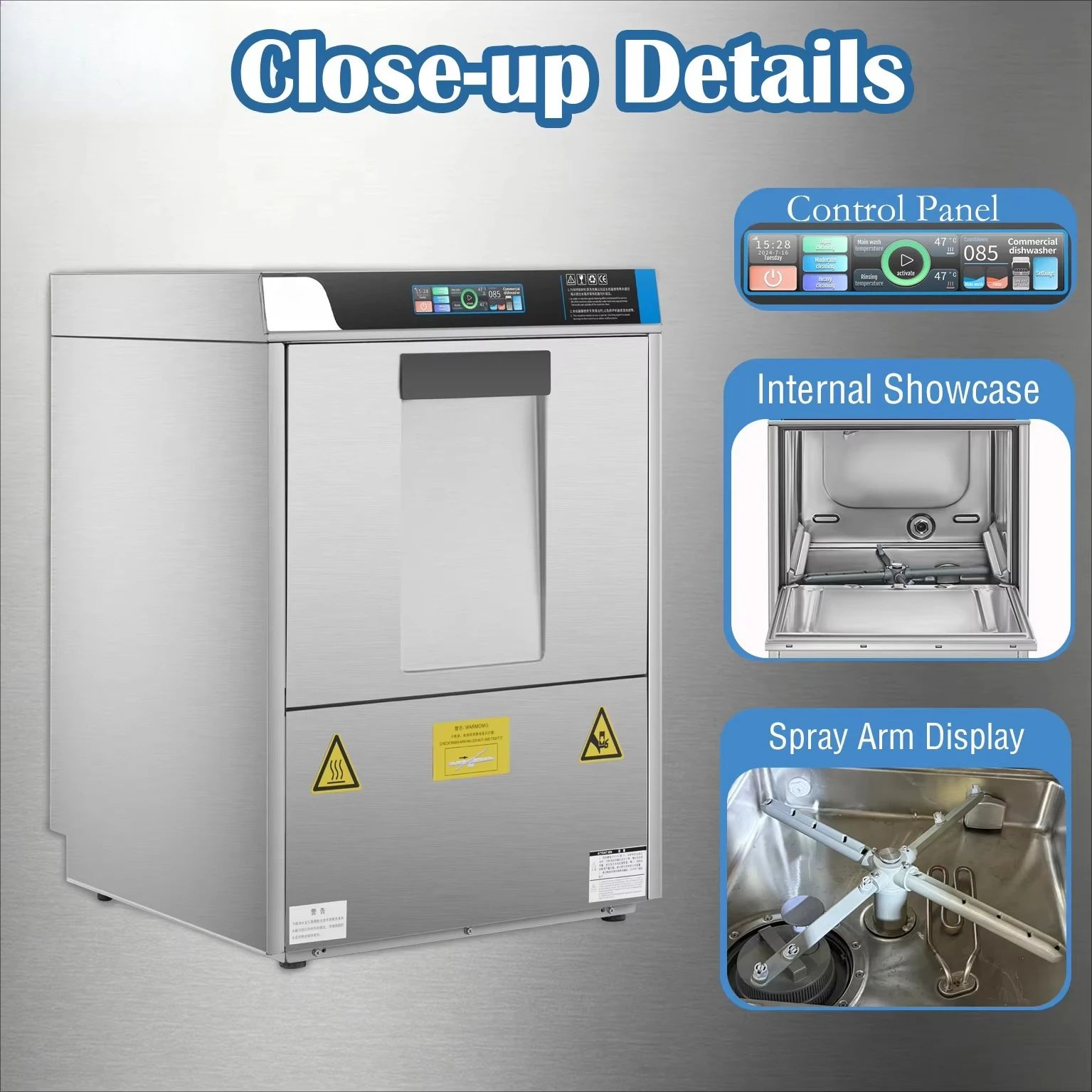 스테인리스 스틸 언더카운터 상업용 식기세척기, 220V - Commercial Undercounter Dishwasher 리뷰 및 가격