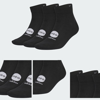 Adidas Socks Men Women 3 Pairs Breathable Antibacterial Athletic Socks Ankle Crew Sports Socks for Running Gym Training Casual