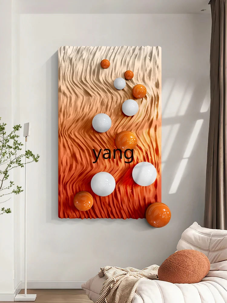 Yjq Entrance Painting Modern Relief Three-Dimensional Art Physical Device Painting Gradient Living Room Aisle Decoration