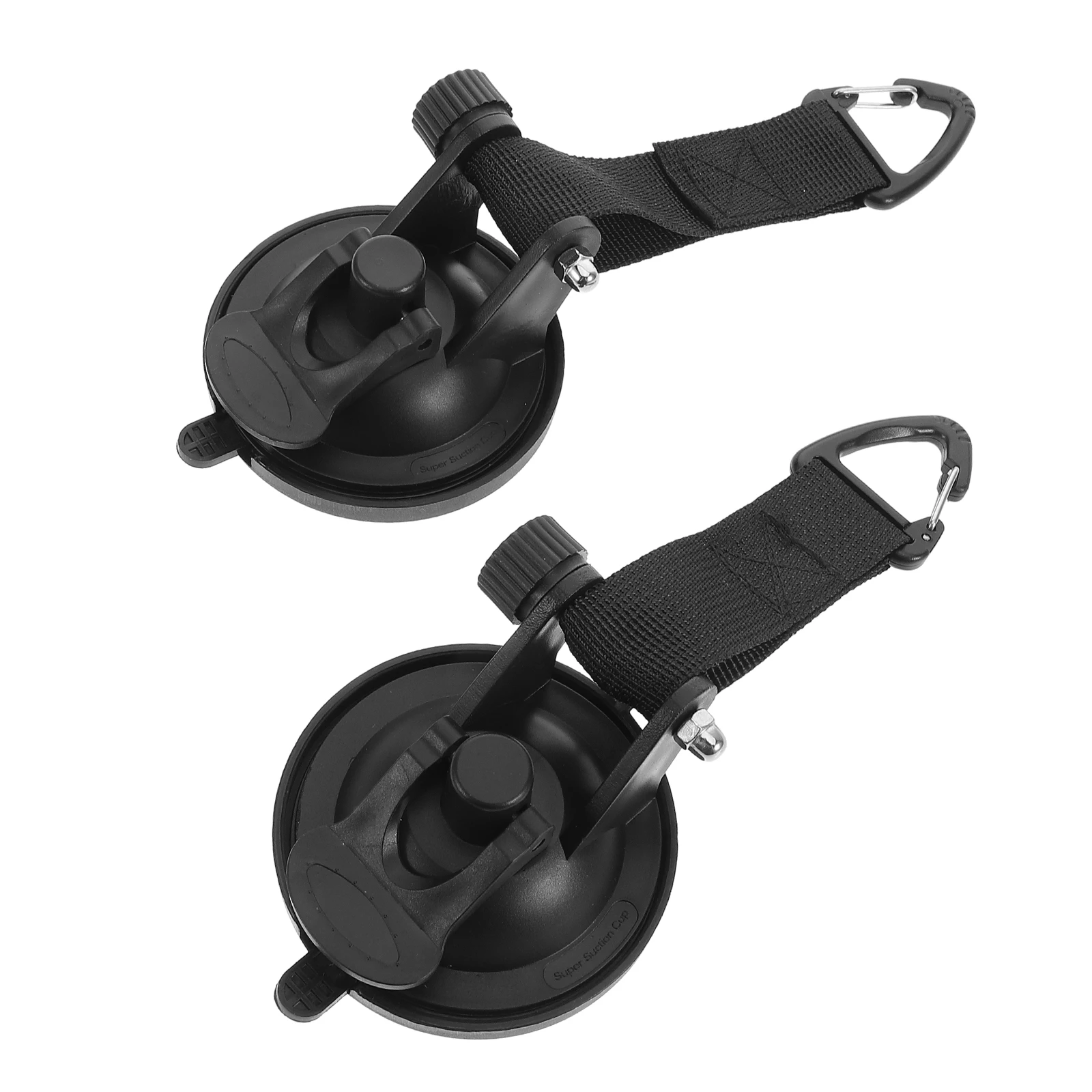 

2pcs Camping Hooks Heavy Duty Suction Cups Black Outdoor Anchor Strong Hooks Car Awning Sun Shelter Tent Accessories Foldable