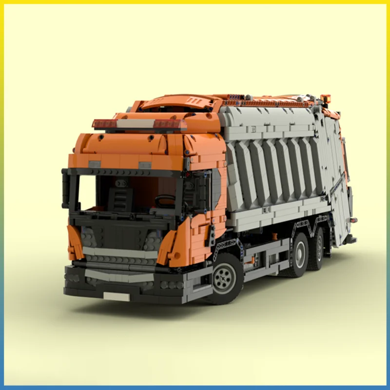 

НОВЫЙ Moc 4845PCS City Engineering RC Scanied L Модель мусоровоза DIY Творческие идеи Детские игрушки Рождественский подарок Технологии Блоки