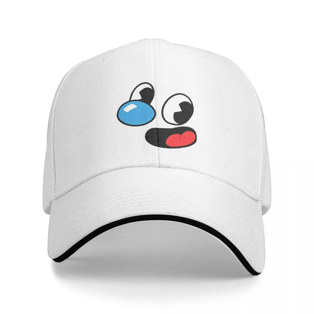 CupHead Mugman Face Baseball Cap Hip Hop Game Sandwich Hat Unisex Style Polyester Hats Cap Sport