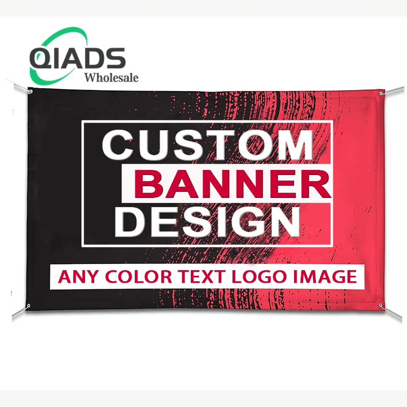 QiAds Polyvinyl  banners, vinyl windbreaks, outdoor family basketball courts, shopping malls, soccer pitches, tennis courts, b