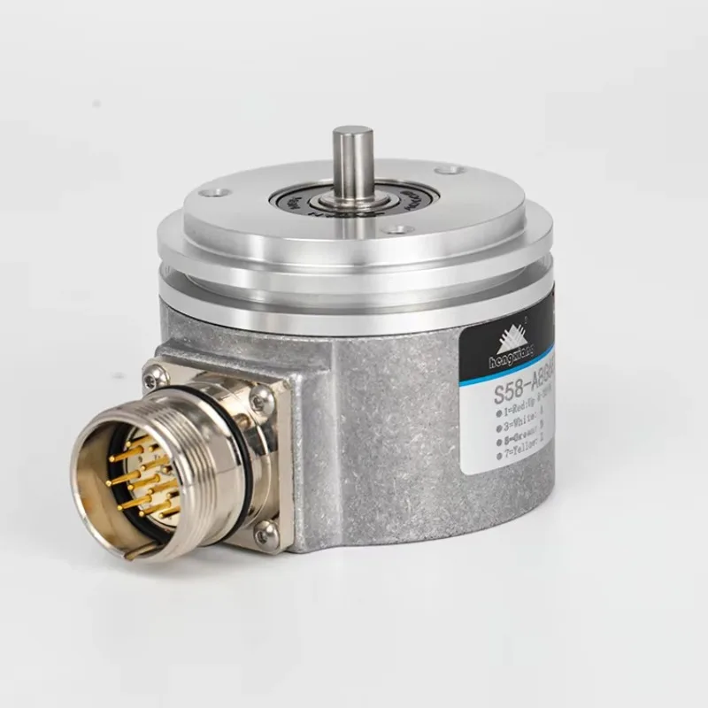 GOOD HENGXIANG ENCODER SM58-A8TG2416RH Absolute Encoder CNC Optical Sensor RS485 IP65 SSI Multiturn 24Bits DC5V DC8-30V Alarm So