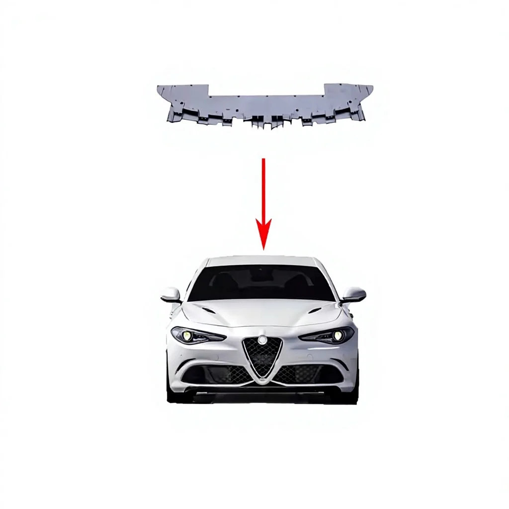 High Quality Black Auto Parts OE 156142203 1561161029 1561125827 Front Bumper Panel Plate for Alfa Romeo Giulia