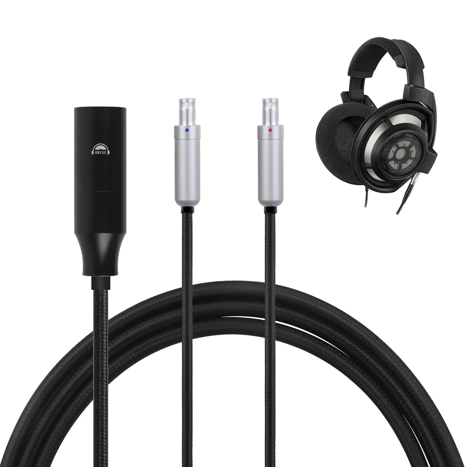 OKCSC HiFi XLR 4.4mm 3.5mm 2.5mm 6.35mm Plug 2m/200cm Cable For