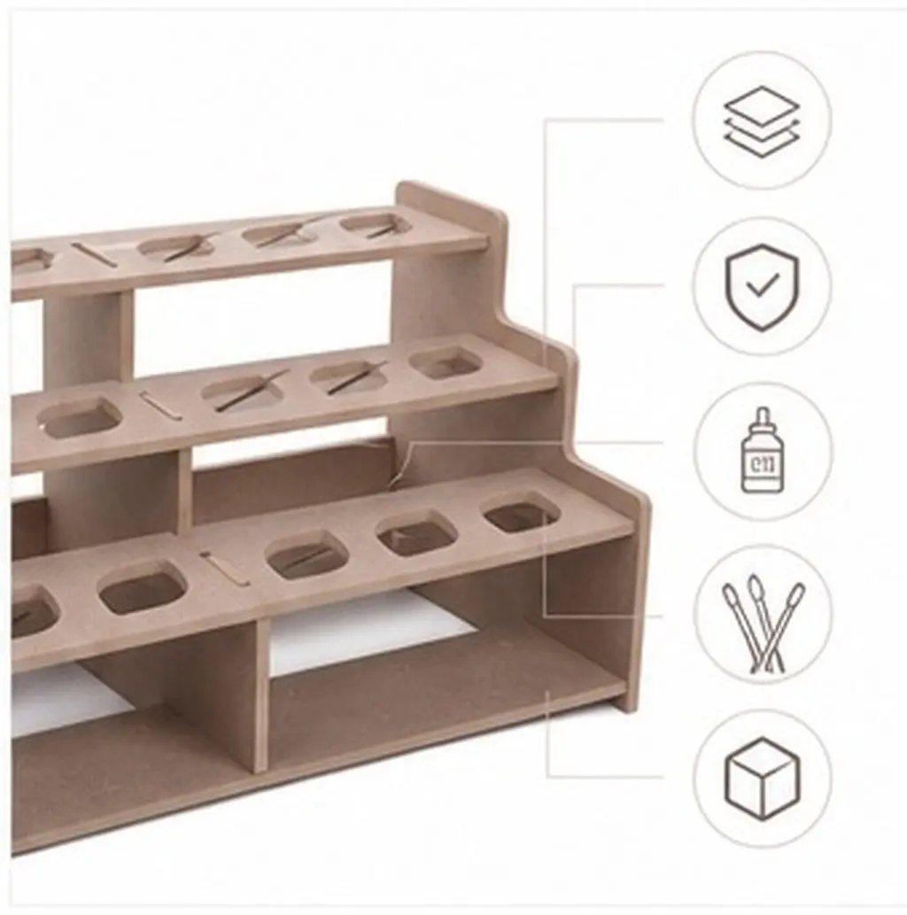 Paint Organizer Rack Multi Tier Desktop Holder for Oil Watercolor Paints Brushes Storage Organizer for Art Studios