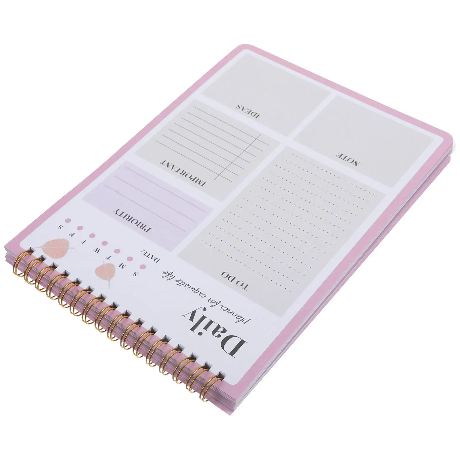 

Time Management Notepad Daily Planner Task Notebooks Work Study Efficient Plan Pad Date Calendar Academic Planner Schedule