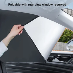 Magnetic Car Window Sunshade Cover Summer UV Protection Car Side Front Rear Window Mesh Curtain Protector Cover Auto Accessories