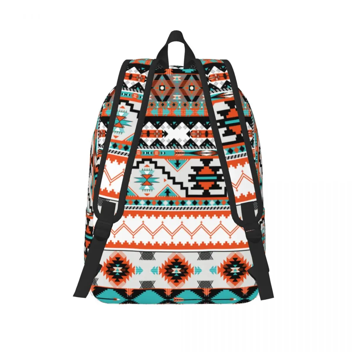 Mochila colorida antiga para homens e mulheres, asteca, tribal, indiana, mochila adolescente, durável, estudante, negócios, mochila norte-africana, bolsa para laptop