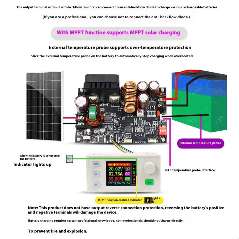 

Программируемый источник питания 20А, 1200 Вт, регулятор электрического тока с цифровым дисплеем
