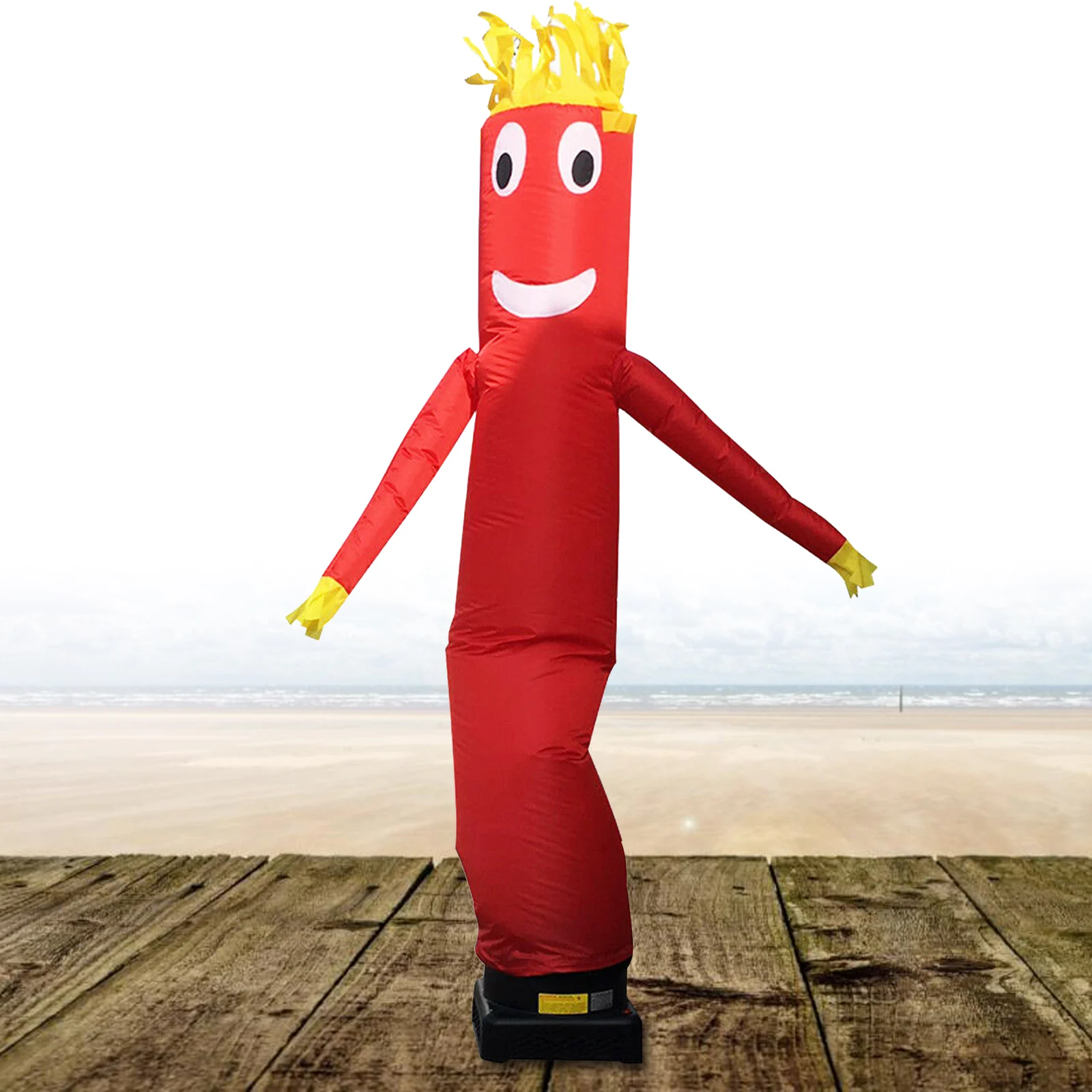 نفخ الإعلان موجة السماء راقصة الإعلان دمية هوائية دمية طائرة (10 أقدام/3 أمتار أحمر) #6