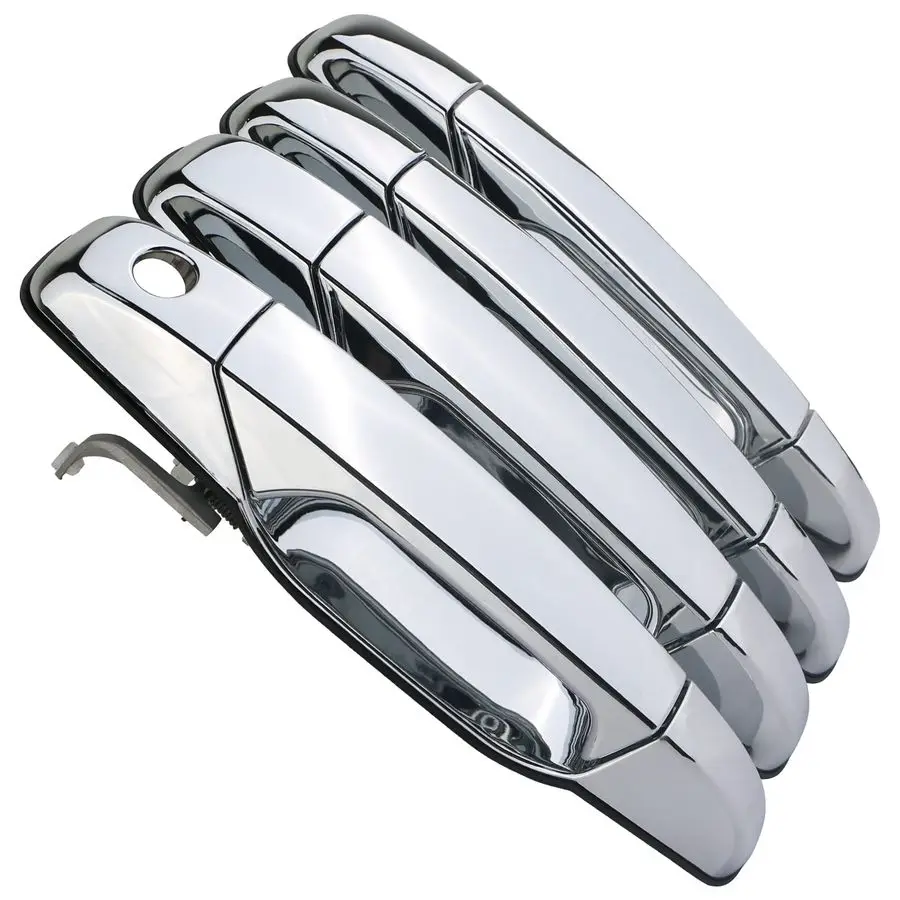 

Upgraded Exterior Door Handles Chrome Compatible with 20072013 Chevy Chevrolet Silverado 1500 2500 3500 Suburban Tahoe Avalanche