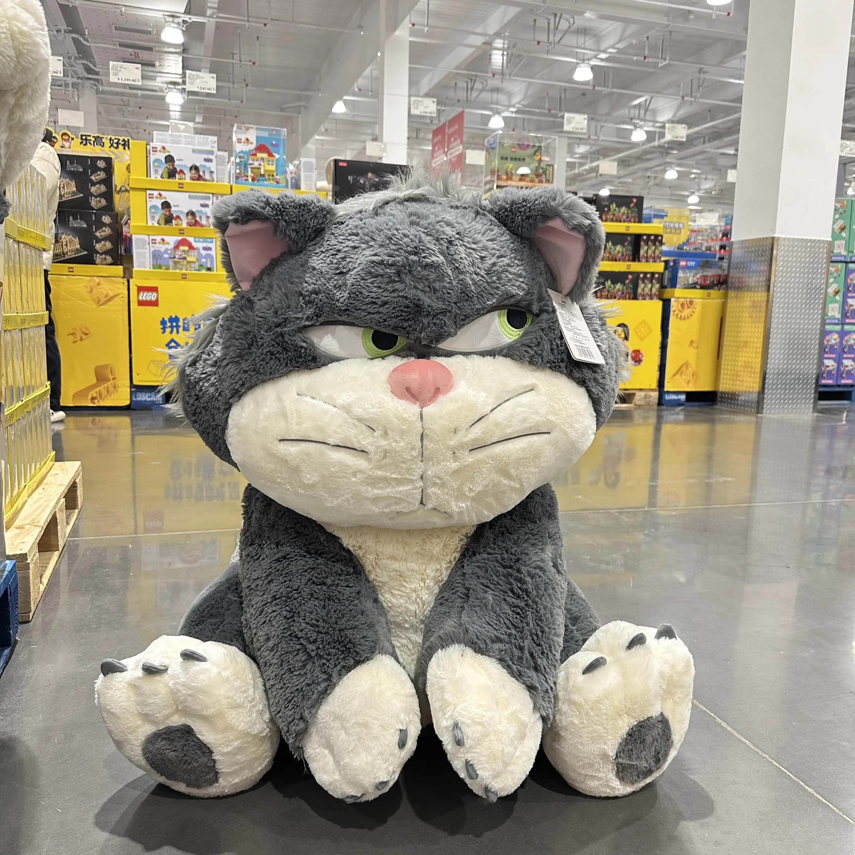 ディズニー ルシファーBIGぬいぐるみ Disney - ルシファー ぬいぐるみ スーパービッグ DISNEY CAT DAY 2026