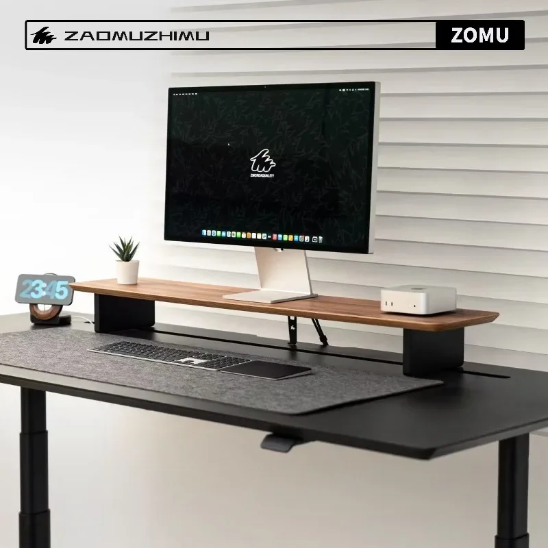 M-Pro10 Modular Display Elevated Stand Wooden Desktop Storage Computer Monitor Height Stand Office Living Room Computer Racks