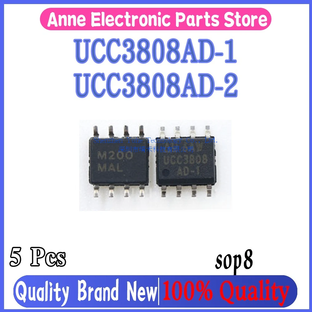 (5piece)100% New UCC3808AD-1 UCC3808A-1 3808A-1 UCC3808AD-2 UCC3808A-2 3808A-2 sop8