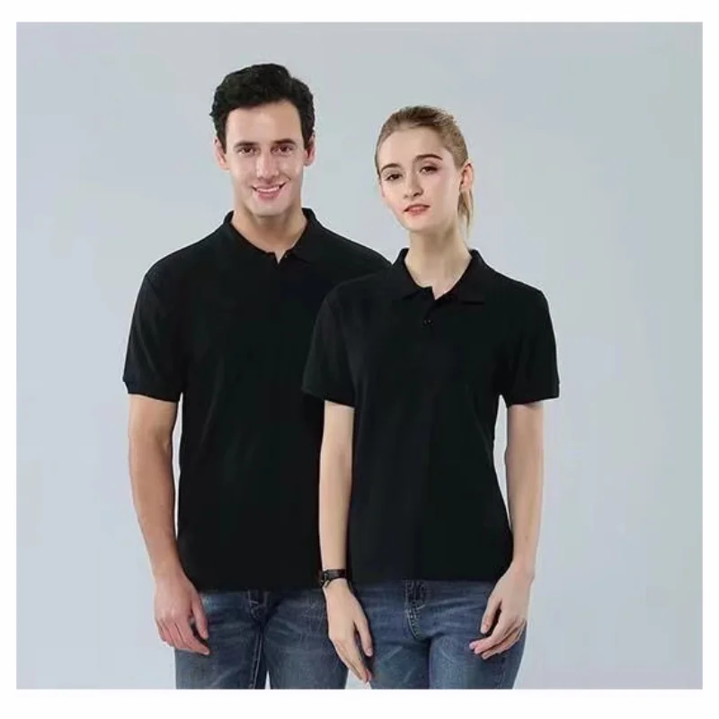 Herren-Sommer-Poloshirt, einfarbig, Revers, kurzärmelig, lässig, täglich, Outdoor, modisch, Knopf-Oberteil, 13 Farben