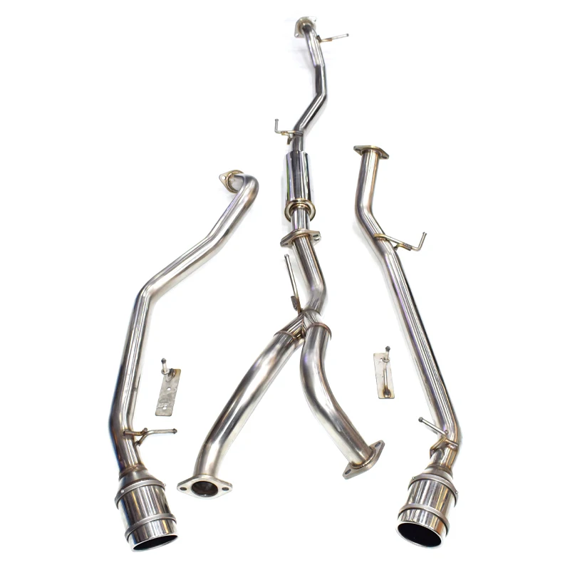 For HKS High Quality 1.5mm Thick Stainless Steel+Carbon Fiber Dual-tube Full Exhaust System 23+Ford Next-Gen Ranger Raptordiesel