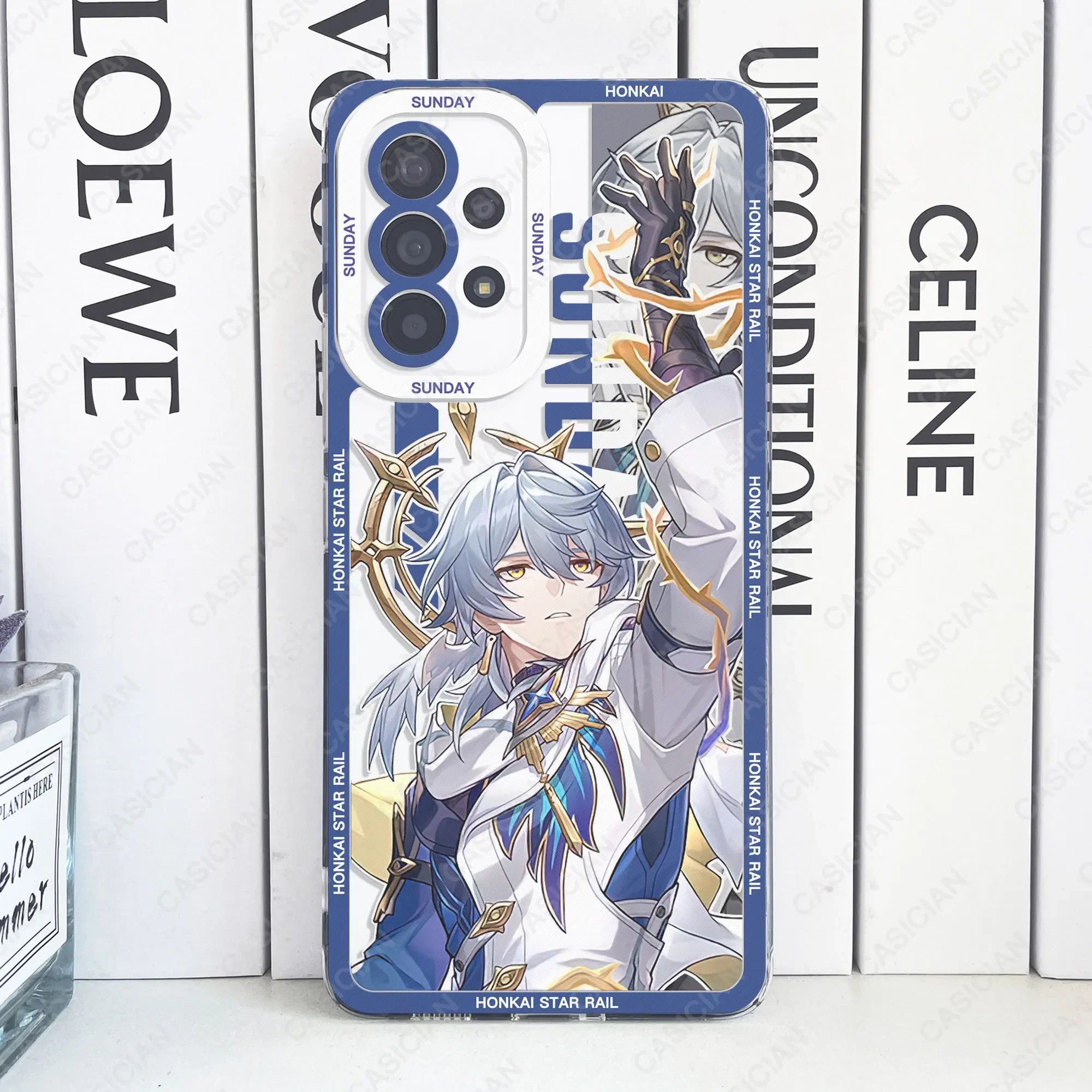 Honkai Star Rail Sunday Fugue Feixiao Aglaea Acheron Phone Case For Samsung Galaxy S24 Plus S21 FE S23 Ultra A53 A52 A54 A55 5G