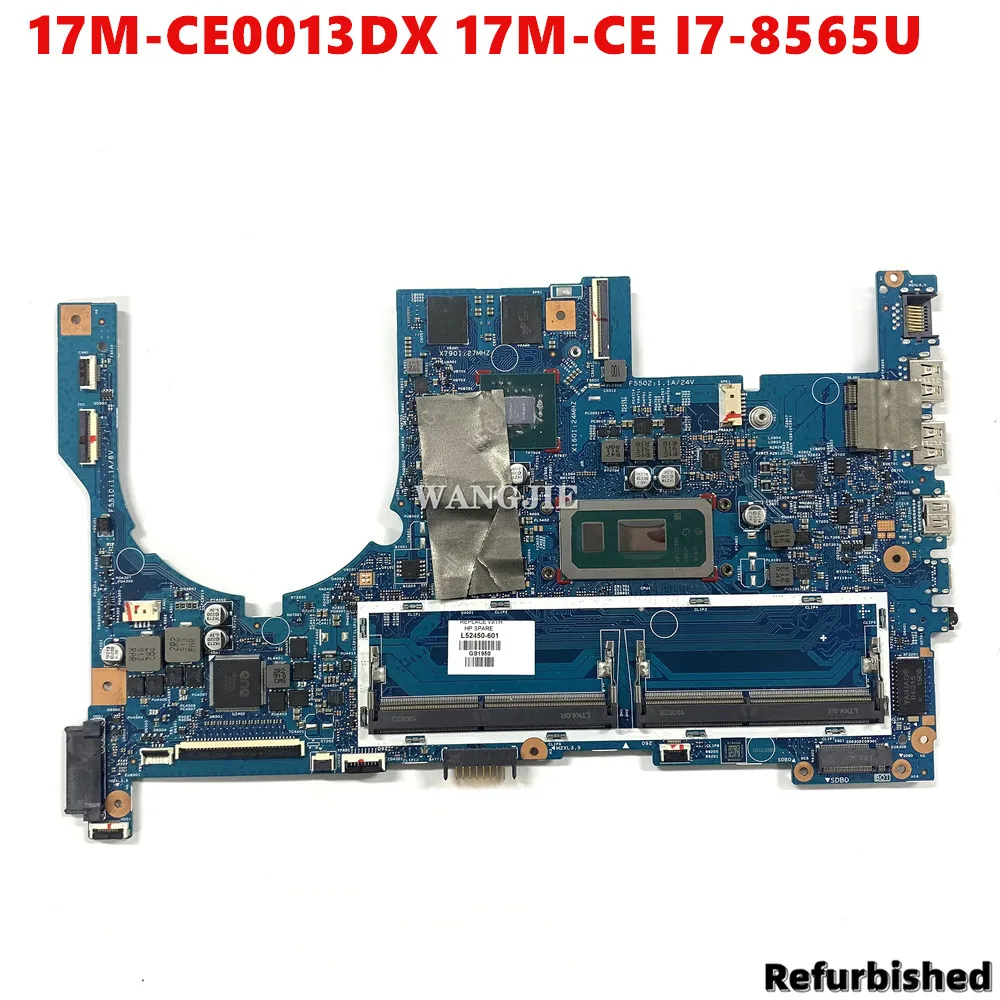 

L52450-001 L52450-601 For HP Envy 17M-CE0013DX 17M-CE Laptop Motherboard SRGKY i5-10210U SREJP I7-8565U 1.8GHZ DDR4 2GB