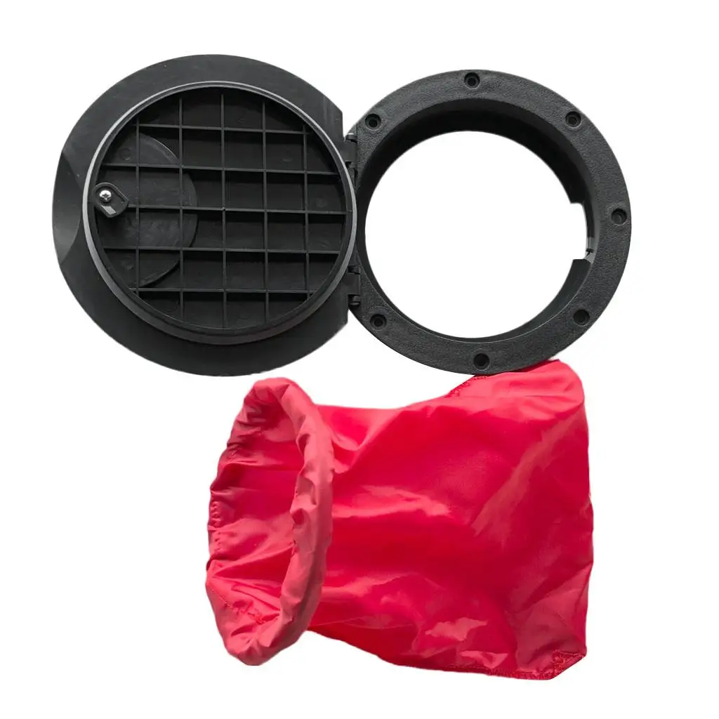 Kayak Deck Plate Nylon Hatch Cover Kit Marine Boat Floor Covering Dinghy Canoe Accessories for Recreational Use