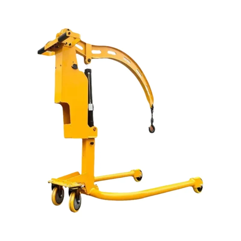 300kg Portable Mini Crane Detachable Electric Hoist Home Use Light Duty Electric Vehicle Small Crane