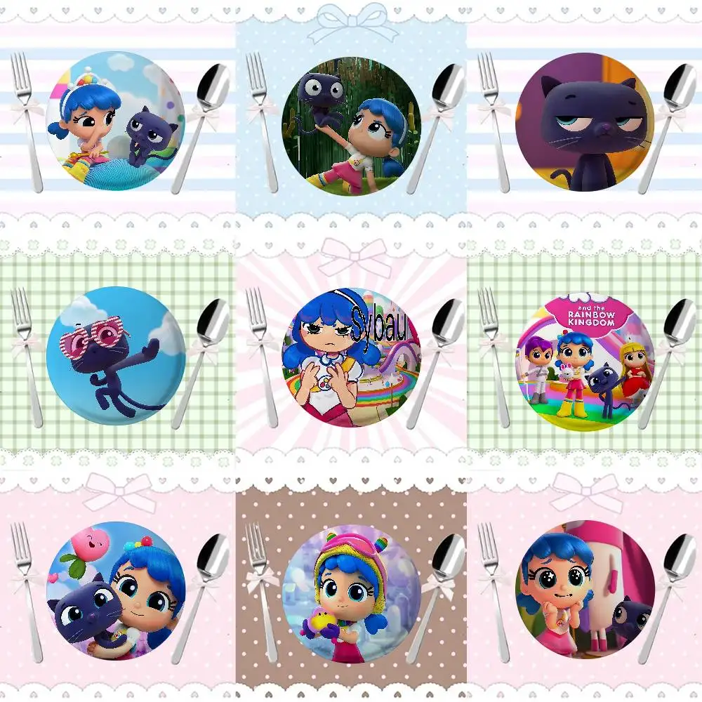 

T-True And The Rainbow KingdomS Badges Fans' Cartoon Lapel Pins Brooch Emblem Trinkets Gifts Folks Backpack Decor Jewelry Pieces