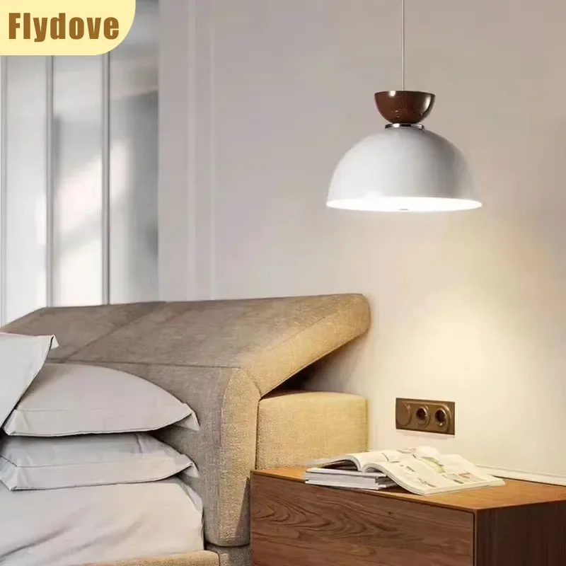 Creative Home Color Contrasting Pendant New Simple Cream Style Bedroom Bedhead Small Pendant with Adjustable Lighting Decoration