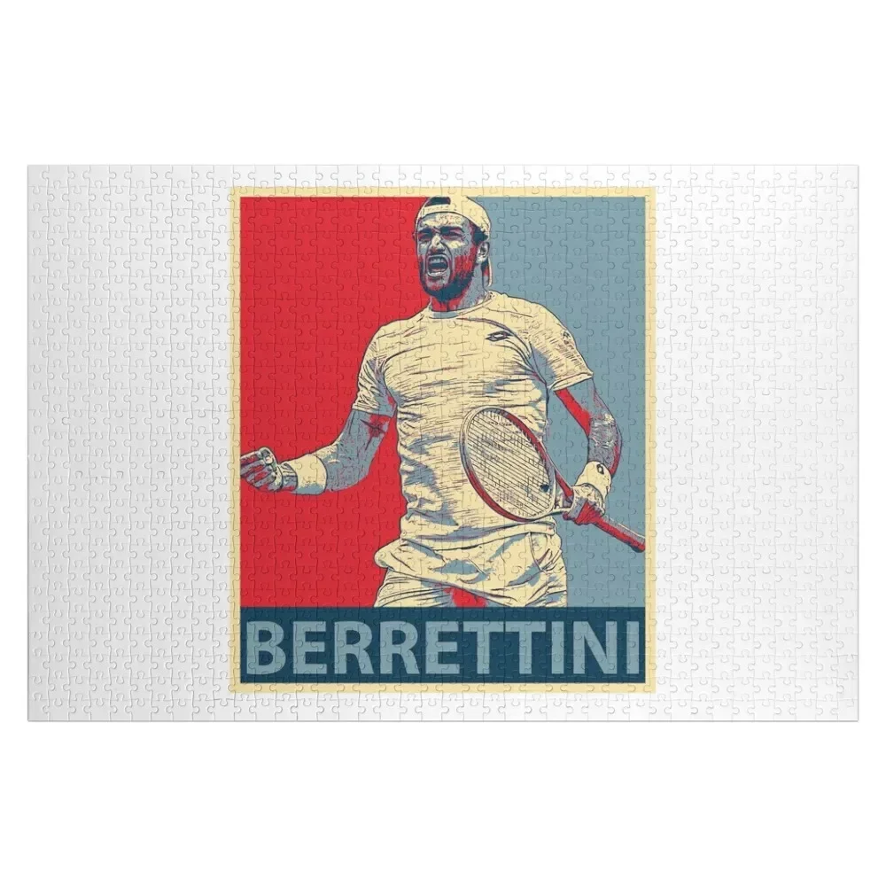 

Matteo Berrettini Jigsaw Puzzle Custom Wood Personalized Child Gift Wood Photo Personalized Puzzle