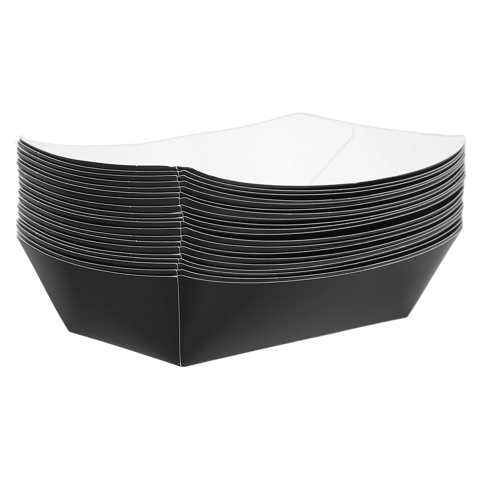 

20 pcs Disposable Kraft Paper Hot Dog Boxes For Chicken Wings Bbq Takeout Waterproof Oil Resistant Lightweight Food Containers