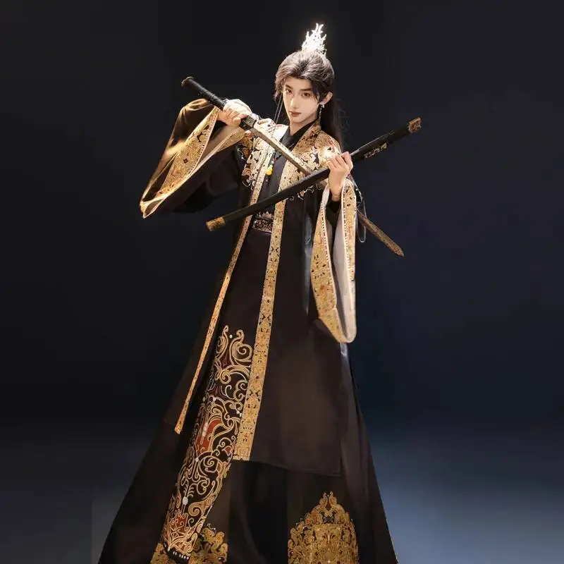 

"Dugu Tianxia's same style,Qin,Han,Wei and Jin dynasties' ancient costume,Hanfu for ministers,men's and women's short dramas