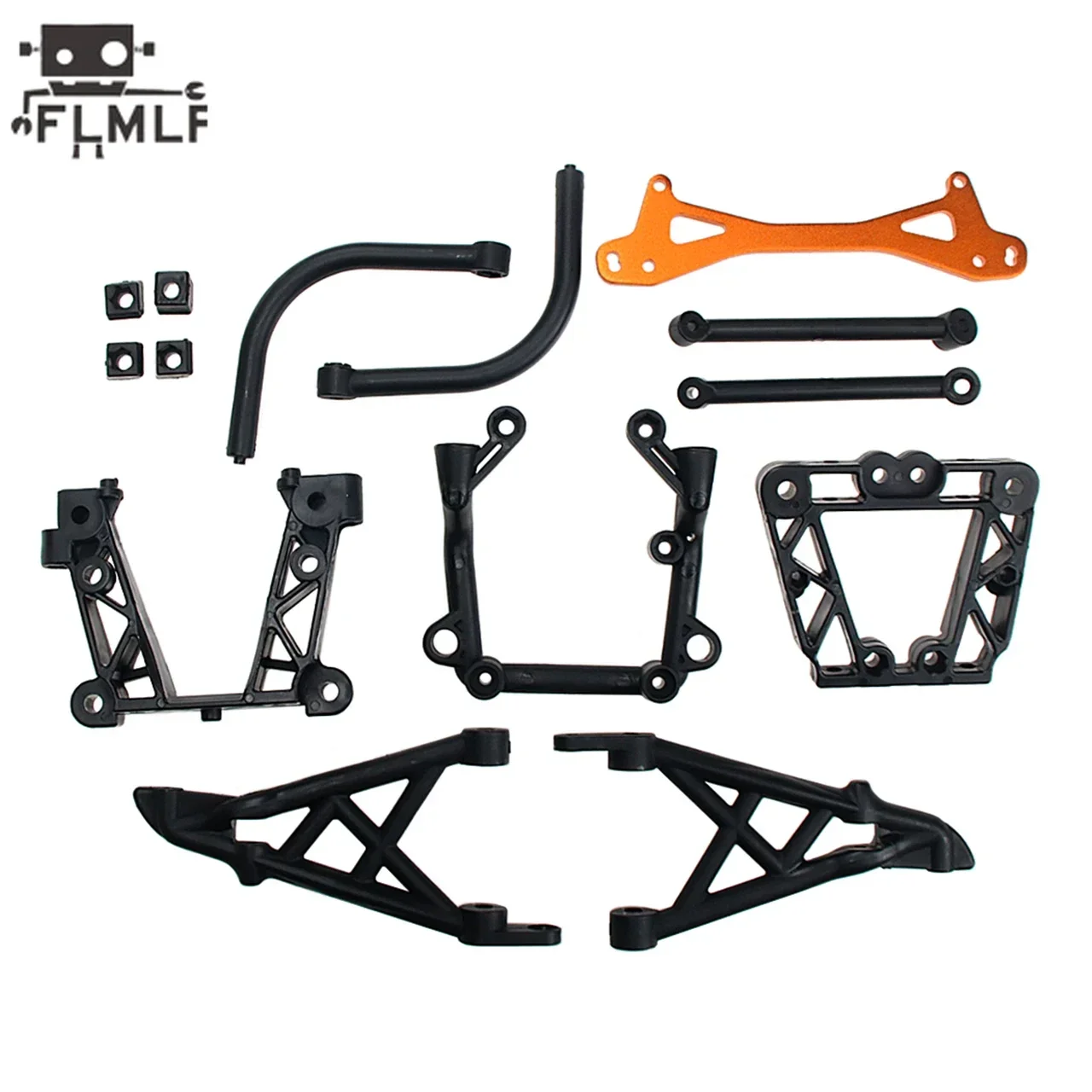 Rc Car Rear End Parts/Bulkhead/Shock Tower/Shock Mount Plate for 1/5 HPI ROFUN BAHA ROVAN KM BAJA 5B SS Truck Parts