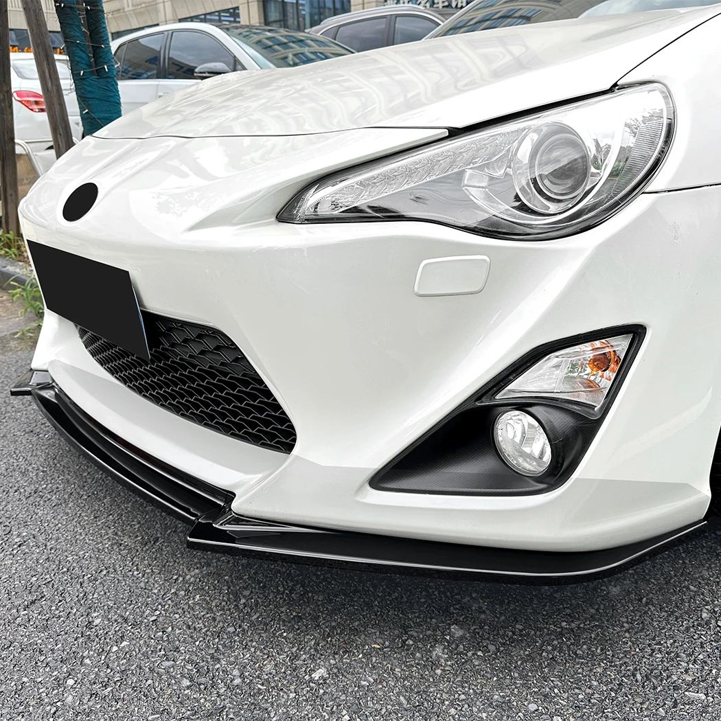 For Toyota 86 GT86 FT86 Scion FR-S 2012-2016 Car Front Bumper Lip Splitter Diffuser Lip Body Kit Car Spoiler Bumper Accessories