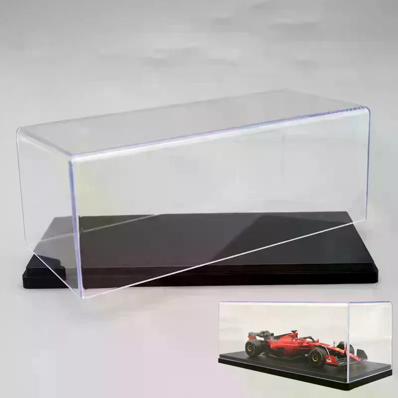 1:43 Car Model Display Box Transparent Protective Case Acrylic Dust Hard Cover Storage Holder