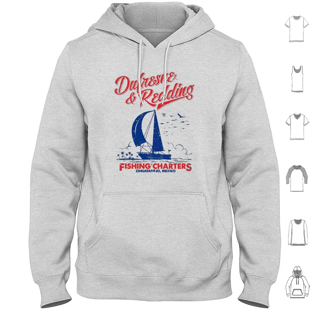 Dufresne et Redding Hoodies à manches longues Andy Dufresne Redding Shawshank Redemption Fishing Charters Mexico Zihuatanejo