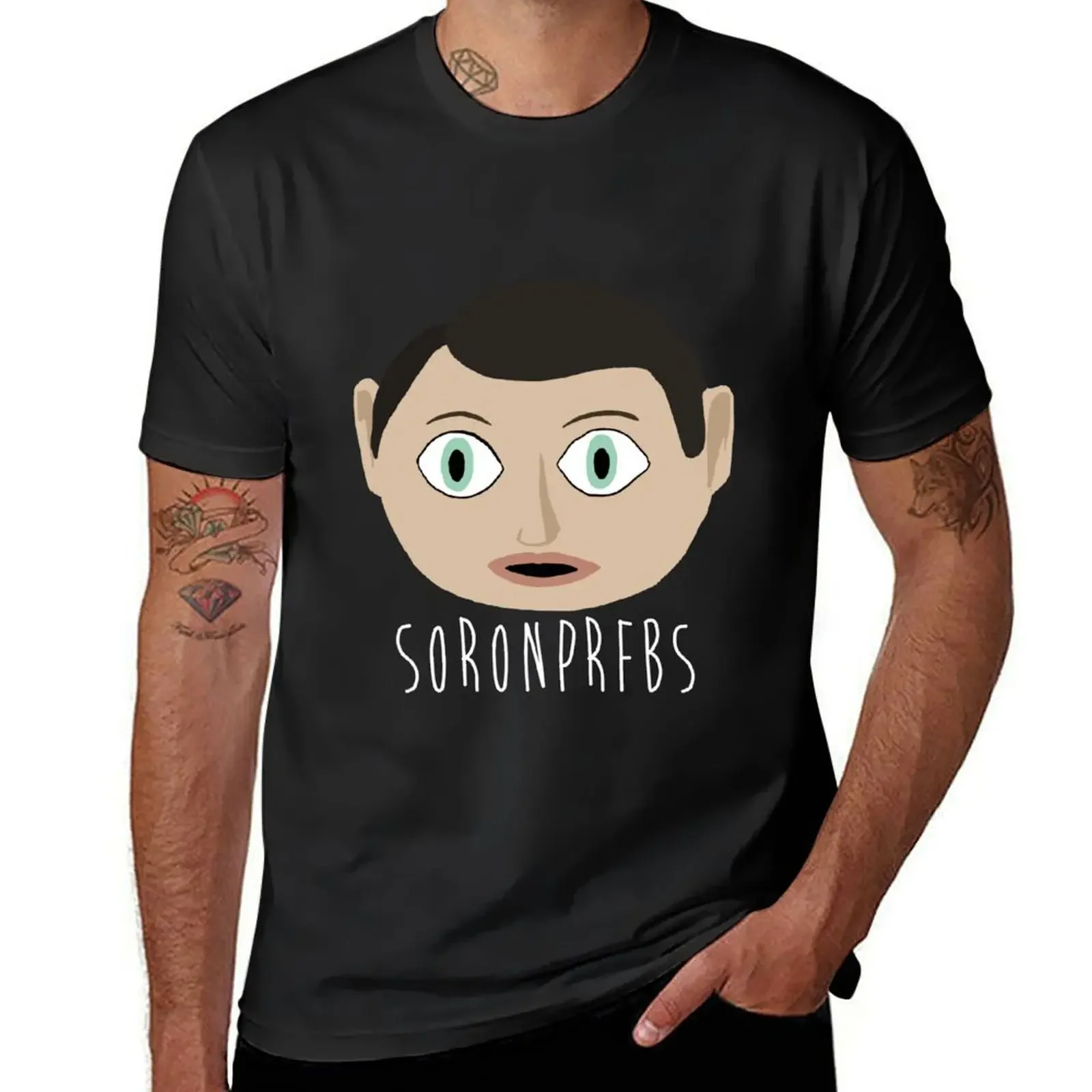 

Soronprfbs. T-Shirt plus size clothes kawaii clothes T-shirts man boys whites mens clothing
