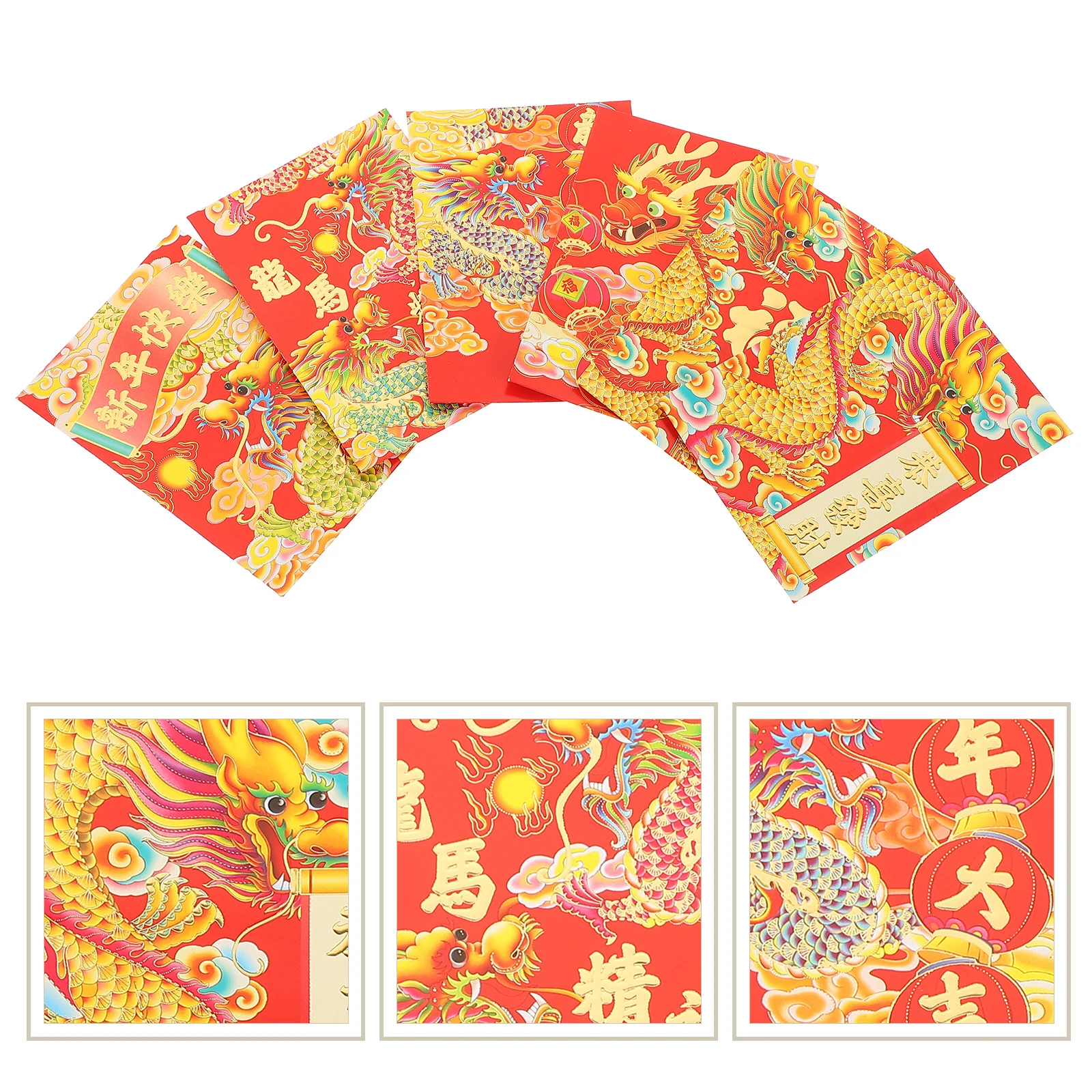 

30 Pcs Red Envelope Bag Lucky Money Envelopes Filling Chinese New Year Packet Paper Office