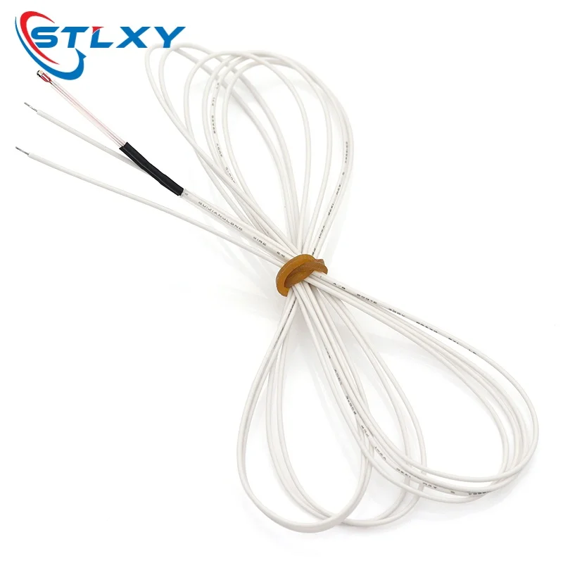 Stlxy 3D Pringter 100K ohm NTC 3950 Thermistors Sensors with Cable 3D Printers Parts For Reprap Mend Part Temperature