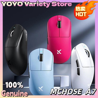 Mchose A7 Wireless Bluetooth Mouse Wireless Gaming Mouse Ultra Lightweight 3-Mode Paw3395 Ergonomic Mouse For Gaming And Office