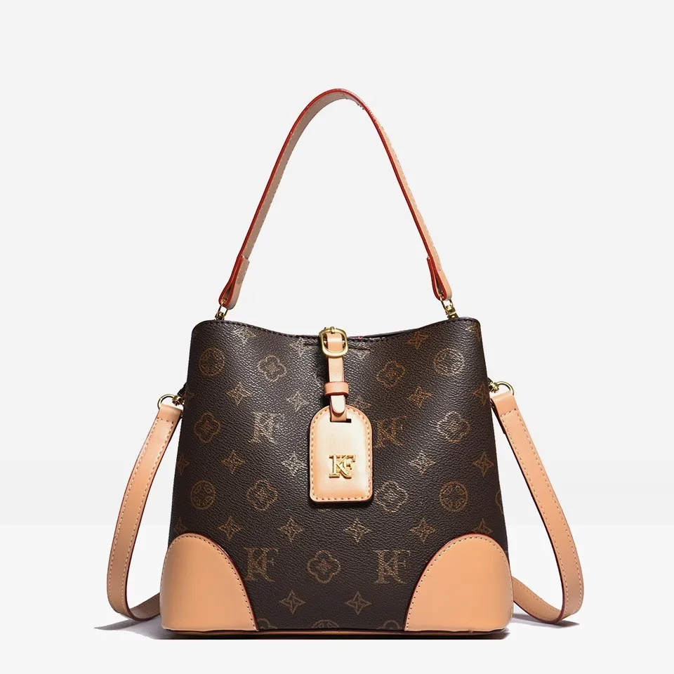 

2025 Women's Vintage Crossbody Bag, Retro Genuine Leather Multi-way Shoulder Purse, Quilted Large Capacity Tote for Work