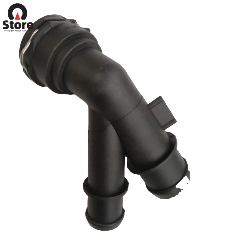 

5Q 0122291 AL 5Q 0122291 Соединитель шланга охлаждающей жидкости двигателя DA, фланец, подходит для VW Golf Passat Audi A3 TT Skoda