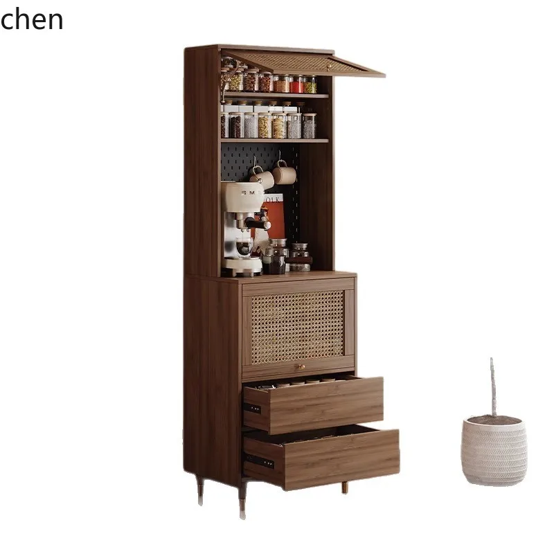 HXL Sideboard Double Layer Wall Hole Board Living Room Wall Storage Cabinet