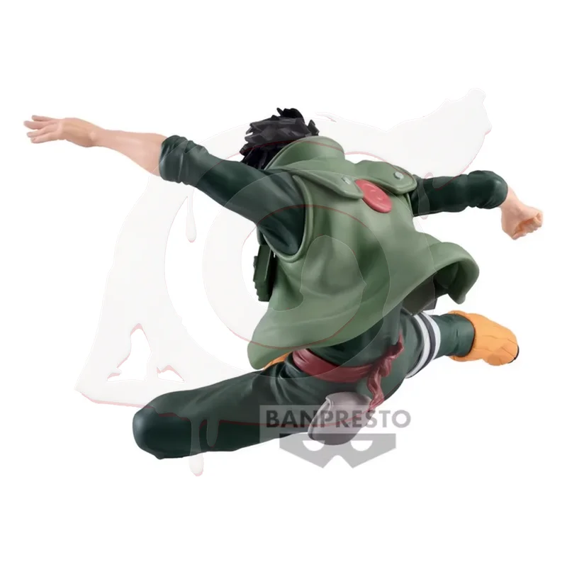 In Stock Bandai Original Naruto Might Guy Figures Anime Action Model Cartoon Dolls Desktop PVC Decor Ornaments Festival Gifts