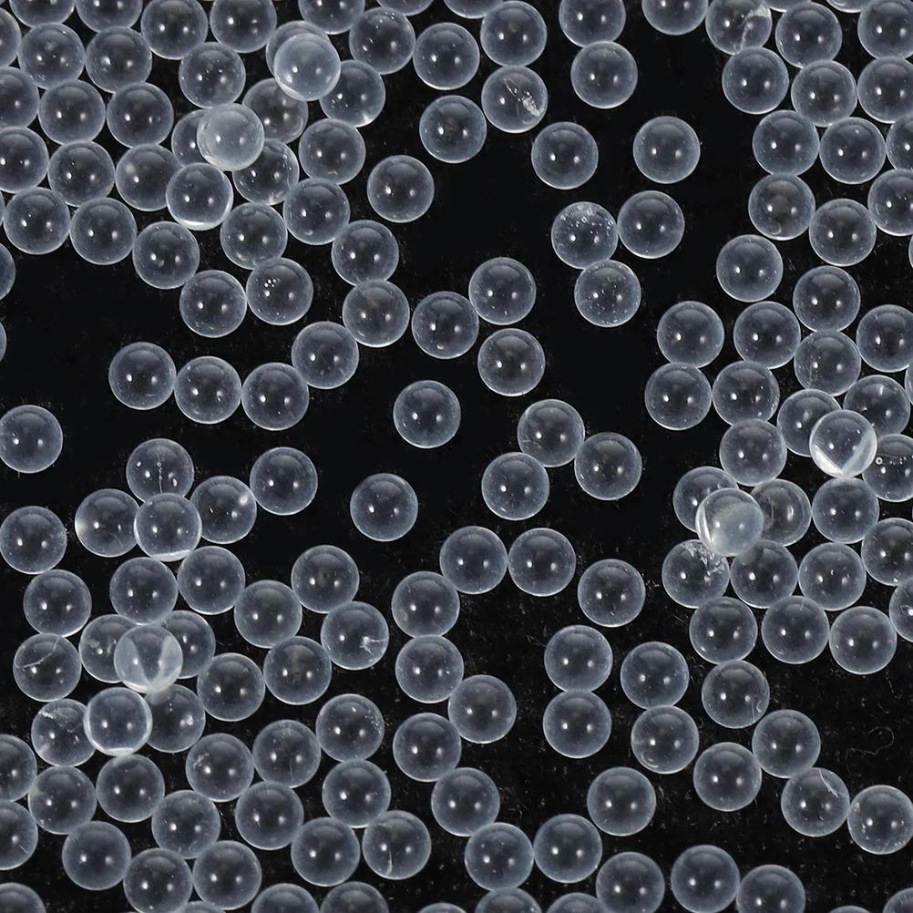 

1000Pcs Transparent Glass Ball Sphere Small Size Excellent Durability for Scientific Applications Smooth and Safe