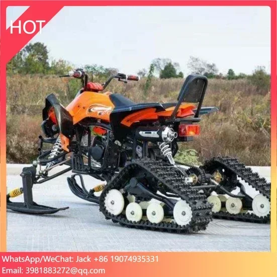 2025 بيع المصنع مباشرة Elektro Snowmobile Snowscoot Ski Kids Snow Racer