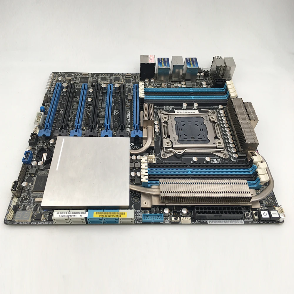 P9X79-E WS For ASUS Workstation Motherboard LGA2011 Support i7 3rd/4th Gen Processors E5-1600/2600 V1/V2DDR3