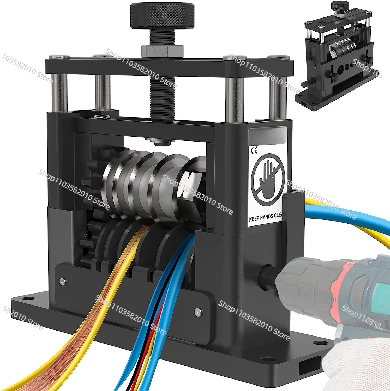 6-Channel  stripping machine, waste copper  household dialing device, waste cable peeling wire stripping machine