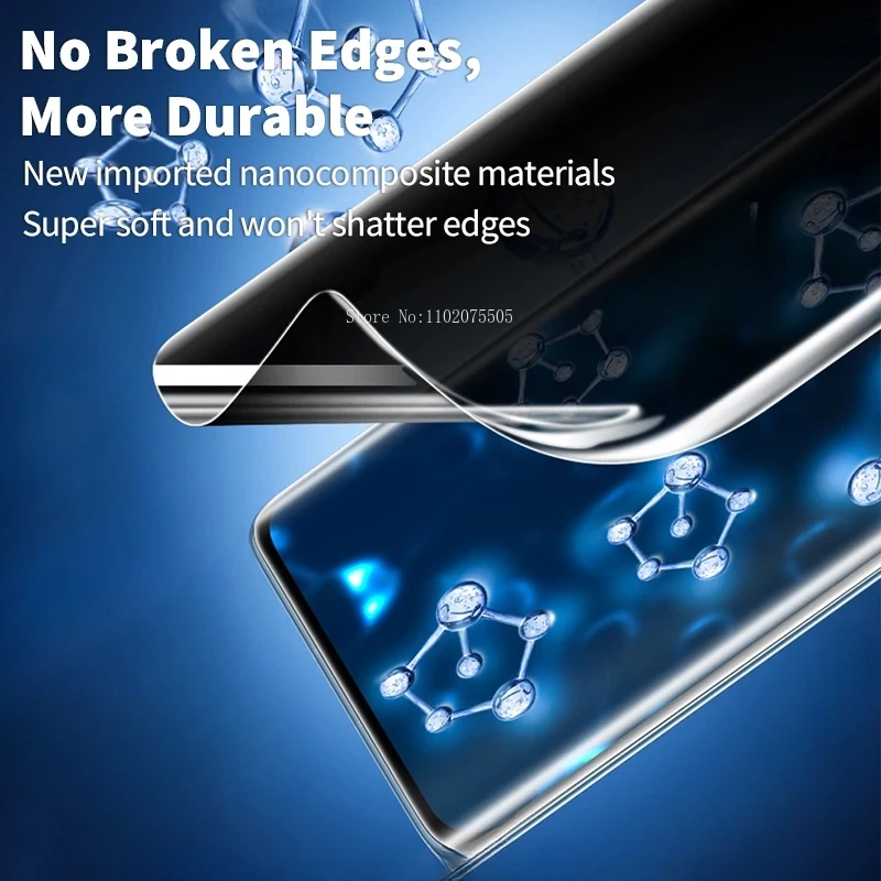 Redmi Note 9s 10s 8T 9T 9A 9C Pro Xiaomi Poco X3 F3 M3 M4 11T 12T Pro 용 보호 필름 용 3Pcs 개인 정보 보호 하이드로 겔 필름